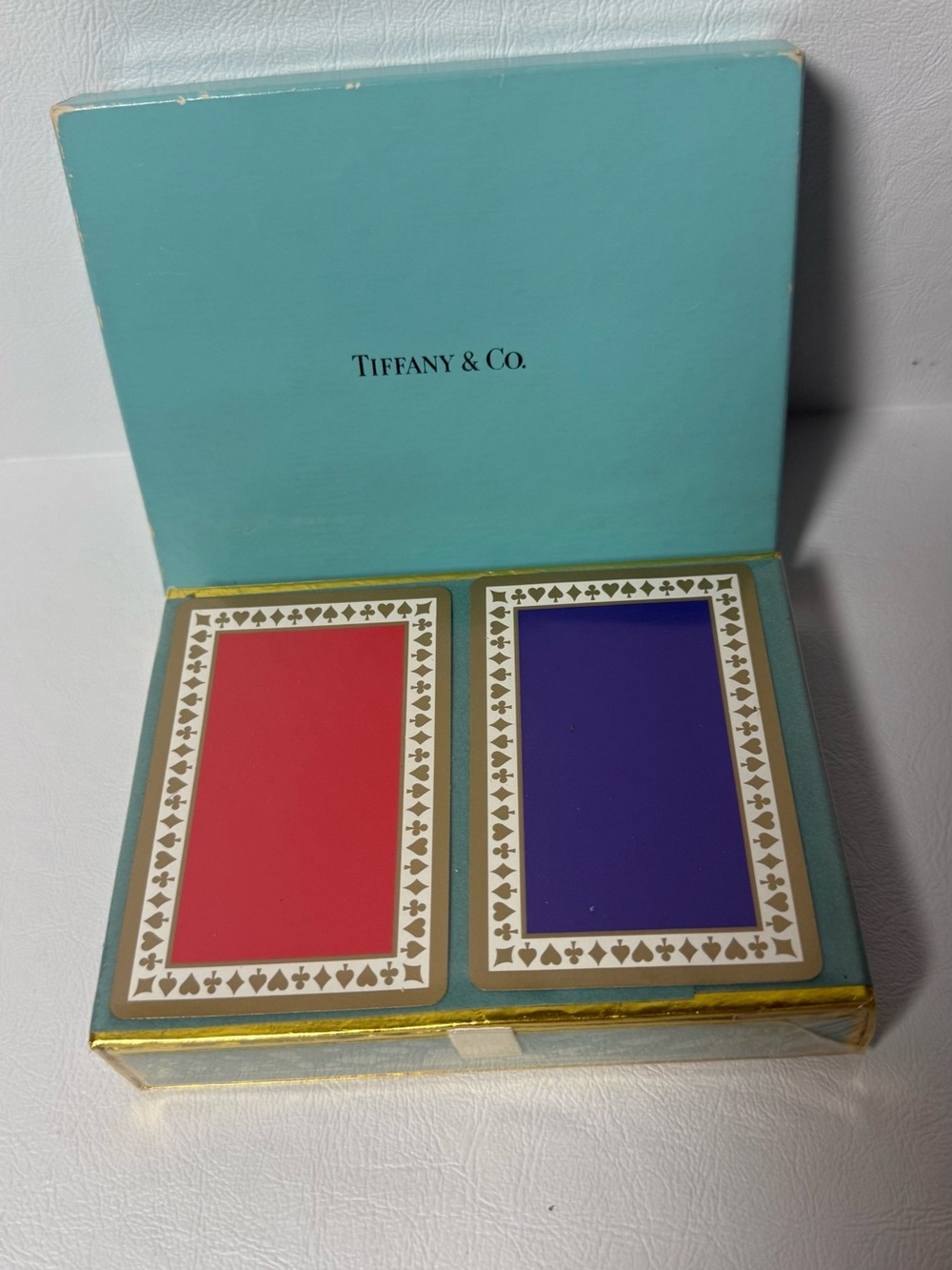 Tiffany & Co. Vintage Double Pack Playing Card Set